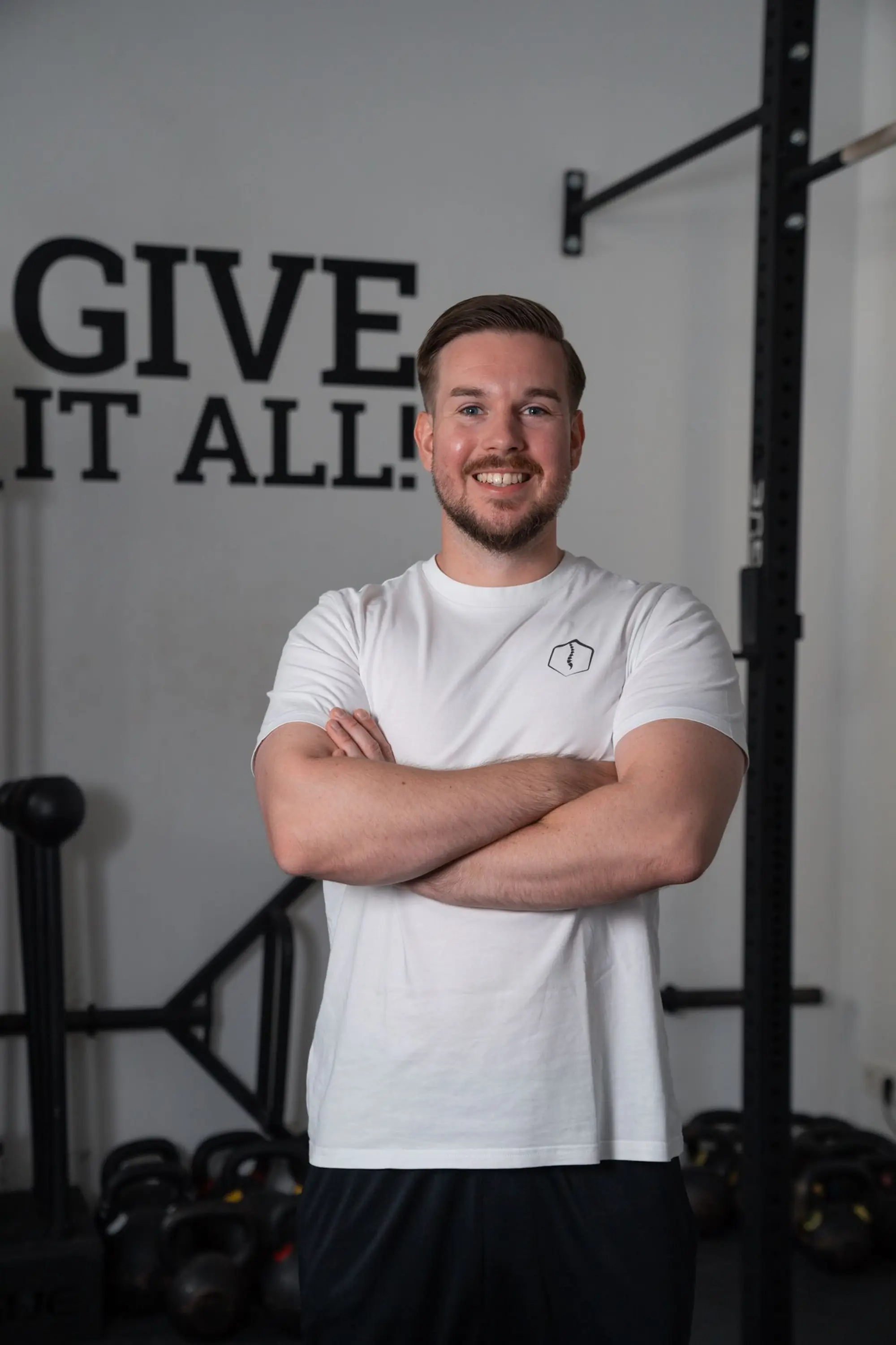 Florian Bader im Trainingsbereich des Roots Crafttraining